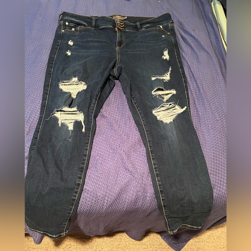Ripped torrid jeans